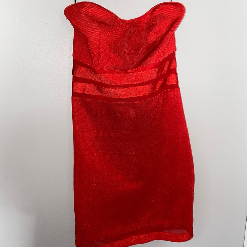 Forever 21 strapless bodycon dress